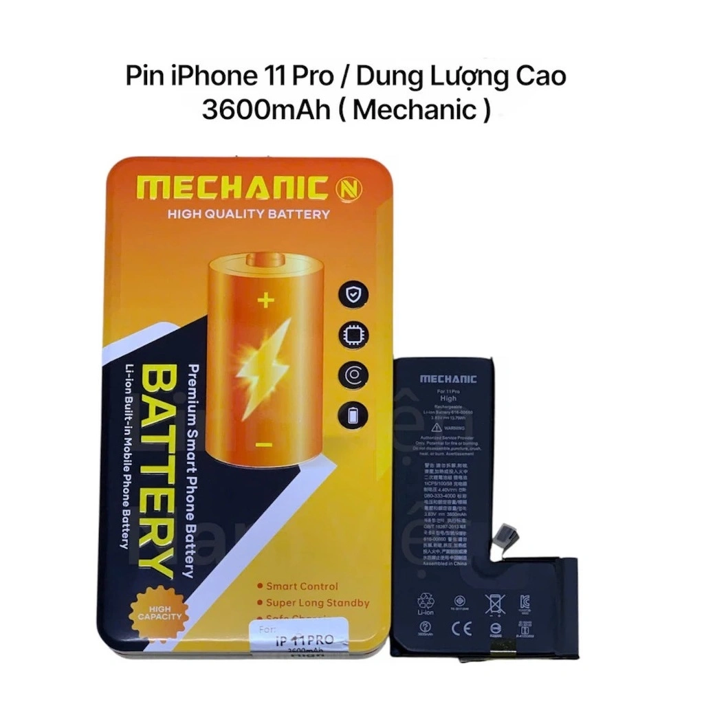 Pin iPhone 11 Pro Dung Lượng Cao 3600mAh 3 Mechanic Pin iPhone 11 Pro Dung Lượng Cao 3600mAh